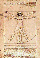 Leonardo's VITRUVIAN MAN / "Diagram of the Mysteries" by Fra Mercurius 